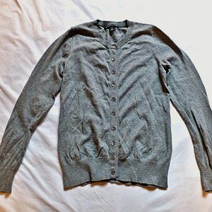 NWOT - Banana Republic Cotton-Cashmere Cardigan in Gray